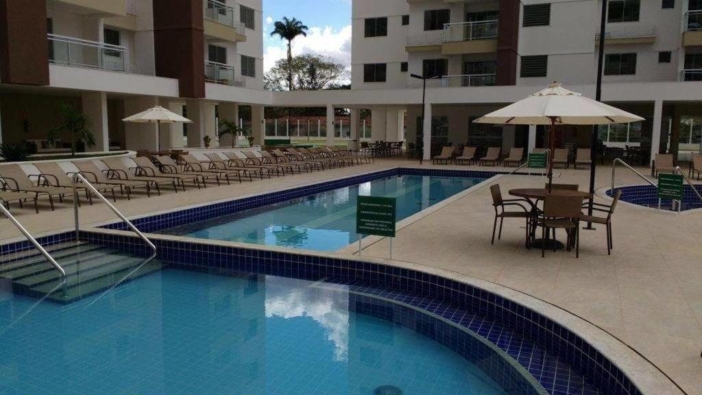 Apartamento No Condominio Casa Da Madeira Em Caldas Novas-Go Esterno foto